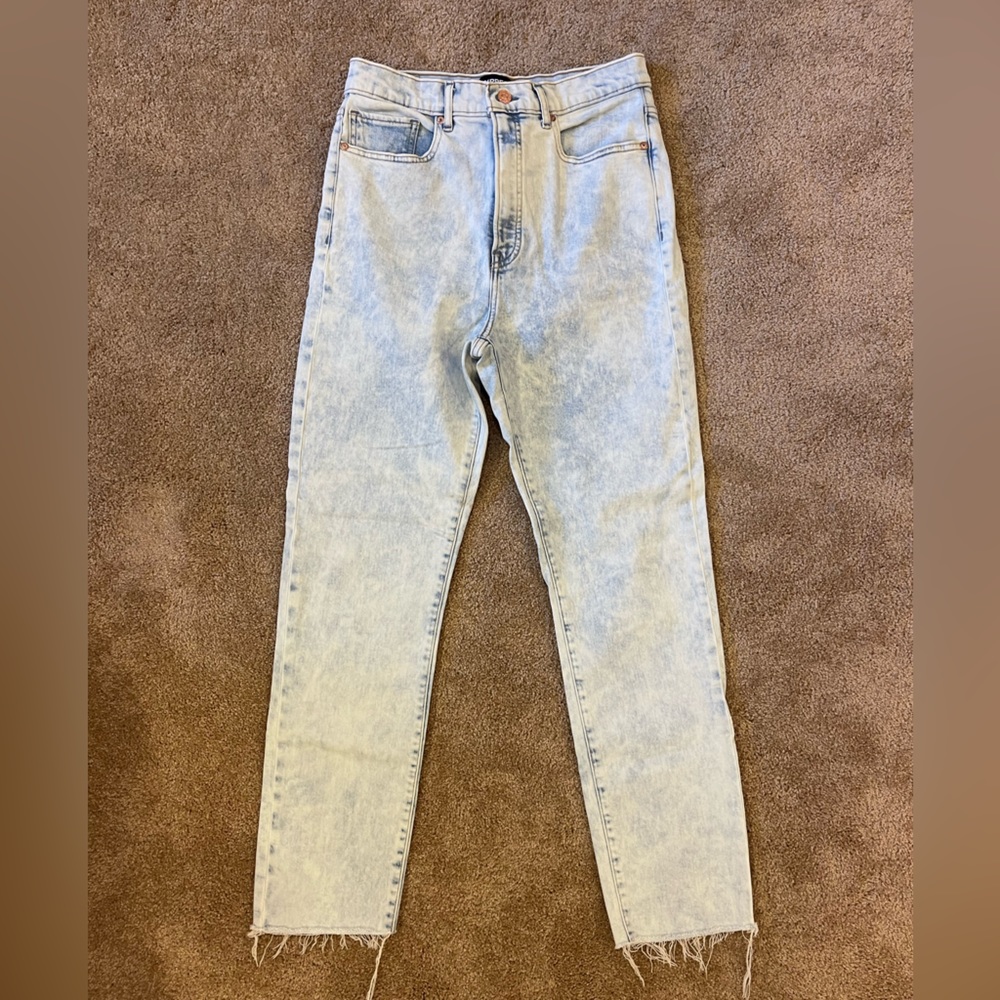 Acid washed denim